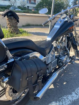 Moto Leonart Negra y Cromada