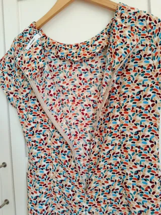 Vestido estampado multicolor