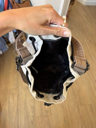 Bolso Vans beige y marrón