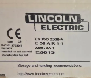 Electrodos 2.50 E6013 LincolnElectric
