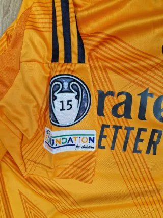 Camiseta Real Madrid Adidas Naranja Talla L