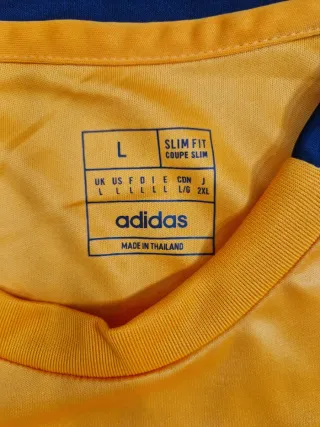 Camiseta Real Madrid Adidas Naranja Talla L