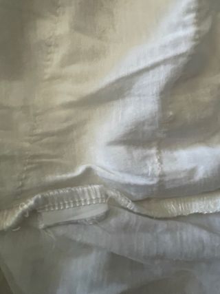 Blusa Massimo Dutti Blanca Volantes Talla M