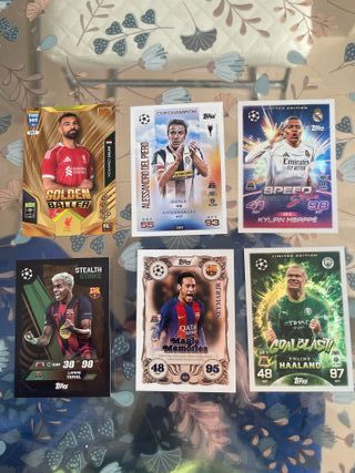 Colección Cartas Fútbol Topps Champions League