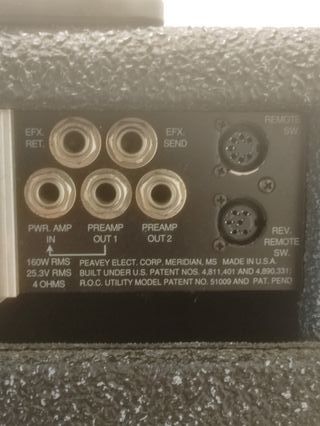 Amplificador guitarra - Peavey Renown 112 160W