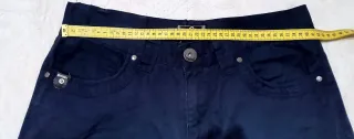 Pantalone uomo cotone blu