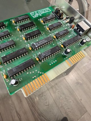 Tarjeta Vintage ISA 8-bit Kun Ying GSIF-III