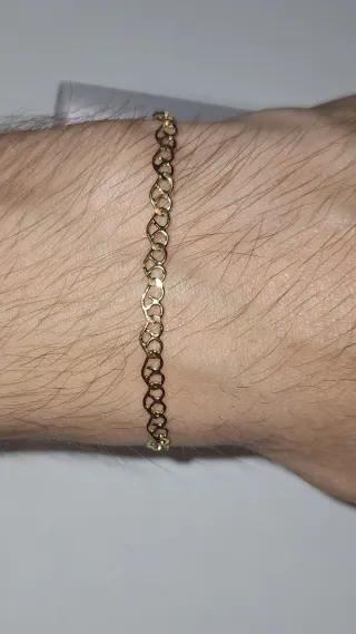 Pulsera Figaro Oro 18k