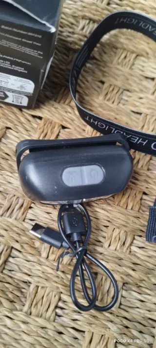 Linterna Frontal LED Recargable USB