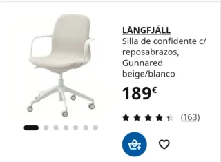 Silla de oficina verde claro