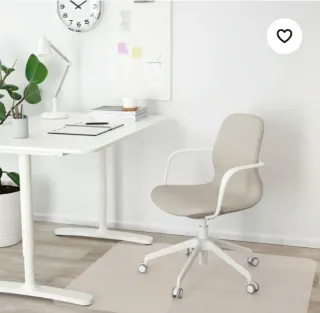 Silla de oficina verde claro