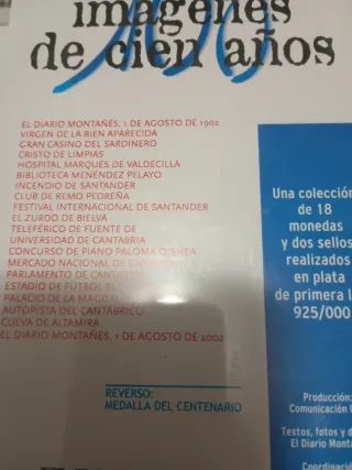 Colección 18 Monedas y 2 Sellos Plata