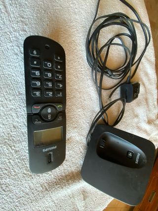 Teléfono Inalámbrico Philips Negro. Funciona bé