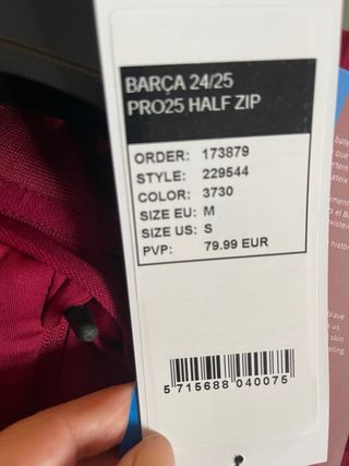 Chándal FC Barcelona Talla M