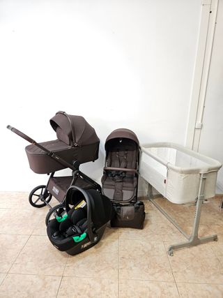 Pack. Carrito Premium 3en1  + cuna. New