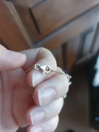 Pulsera de plata con lunitas