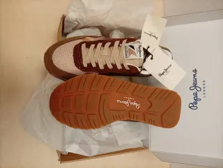 Zapatillas cuero Pepe Jeans Marron T 37 Nuevas