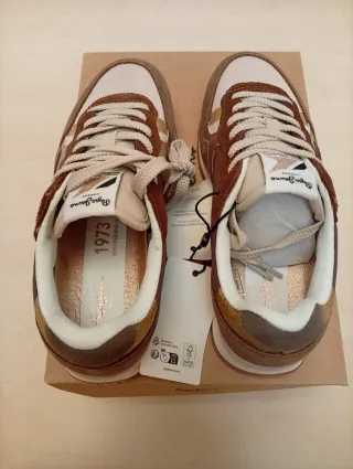 Zapatillas cuero Pepe Jeans Marron T 37 Nuevas