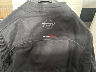 Chaqueta de Moto TRY Negra Touring