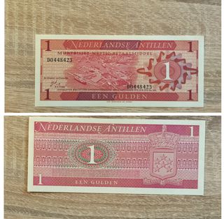 1 GULDEN 1970 BANCONOTA ANTILLE OLANDESI