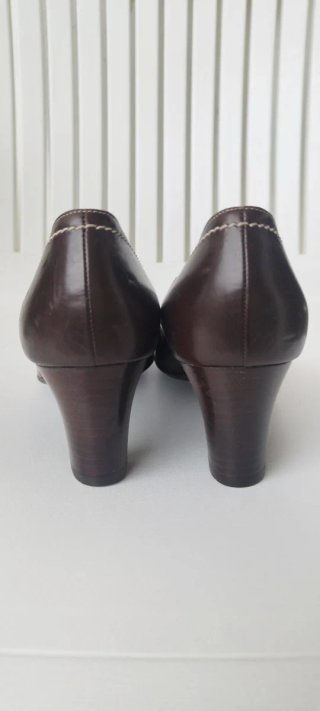 Décolleté Bally Pelle Marrone Tg 40.5