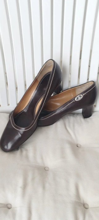 Décolleté Bally Pelle Marrone Tg 40.5