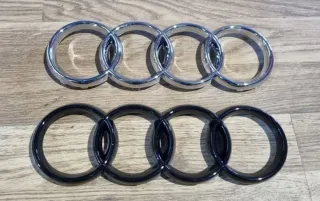 Soporte para  logo Audi  rejilla panal de abeja
