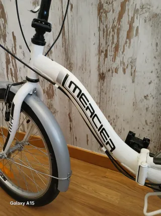 Bicicleta Mercier Plegable Blanca