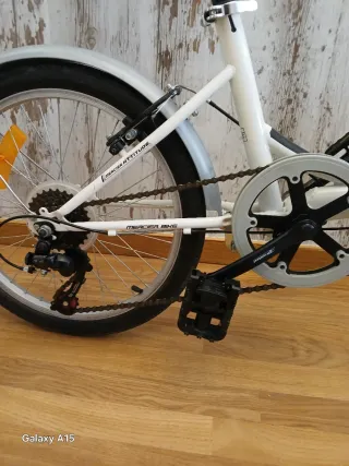 Bicicleta Mercier Plegable Blanca