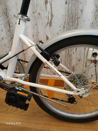 Bicicleta Mercier Plegable Blanca