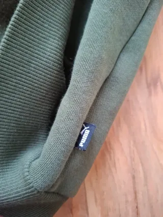 Conjunto Chándal Puma Verde y Camiseta Negra