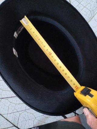 Sombrero de lana 100% negro