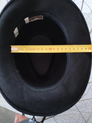 Sombrero de lana 100% negro