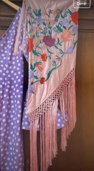 Mantoncillo Flamenca Bordado