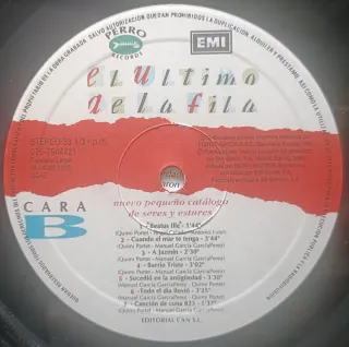 El Último de la Fila - Nuevo Pequeño Catálogo...