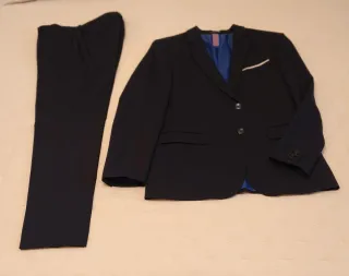 Traje Juvenil Azul, Talla M, Zara Man