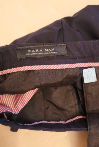 Traje Juvenil Azul, Talla M, Zara Man