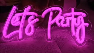 Let's Party Neón LED Rosa