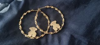 Pendientes Tous Aro Dorado