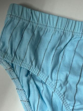 Slip Abanderado Rayas Azul Vintage Talla G