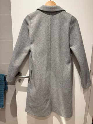 Abrigo Zara Gris Talla S