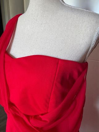 Vestido rojo invitada/graduación