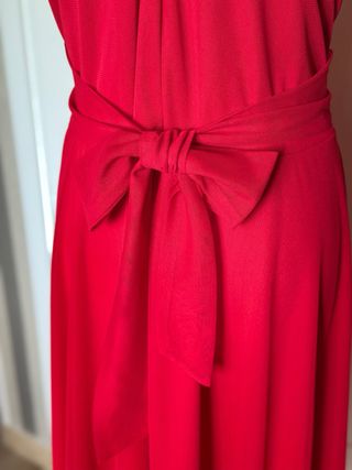 Vestido rojo invitada/graduación