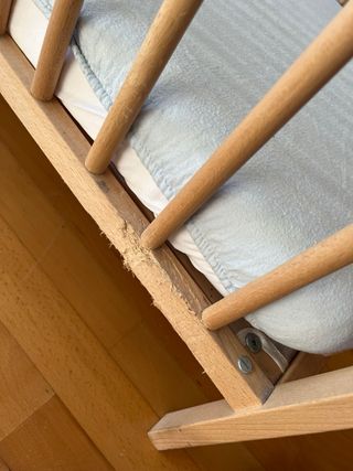 Cuna IKEA con colchón