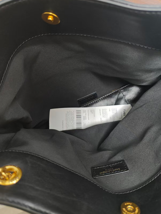 Bolso Shopper Jamie YSL Mediano Negro