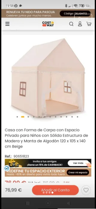Casita de juegos para niños