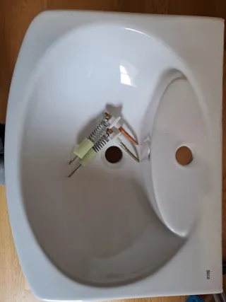 Lavabo Roca Semipedestal Blanco