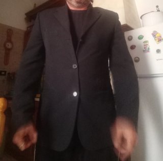 Giacca elegante nera uomo