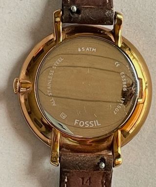Reloj Fossil Mujer Dorado Multicolor