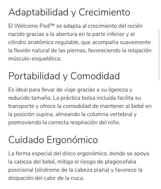 Cuna nido Inglesina